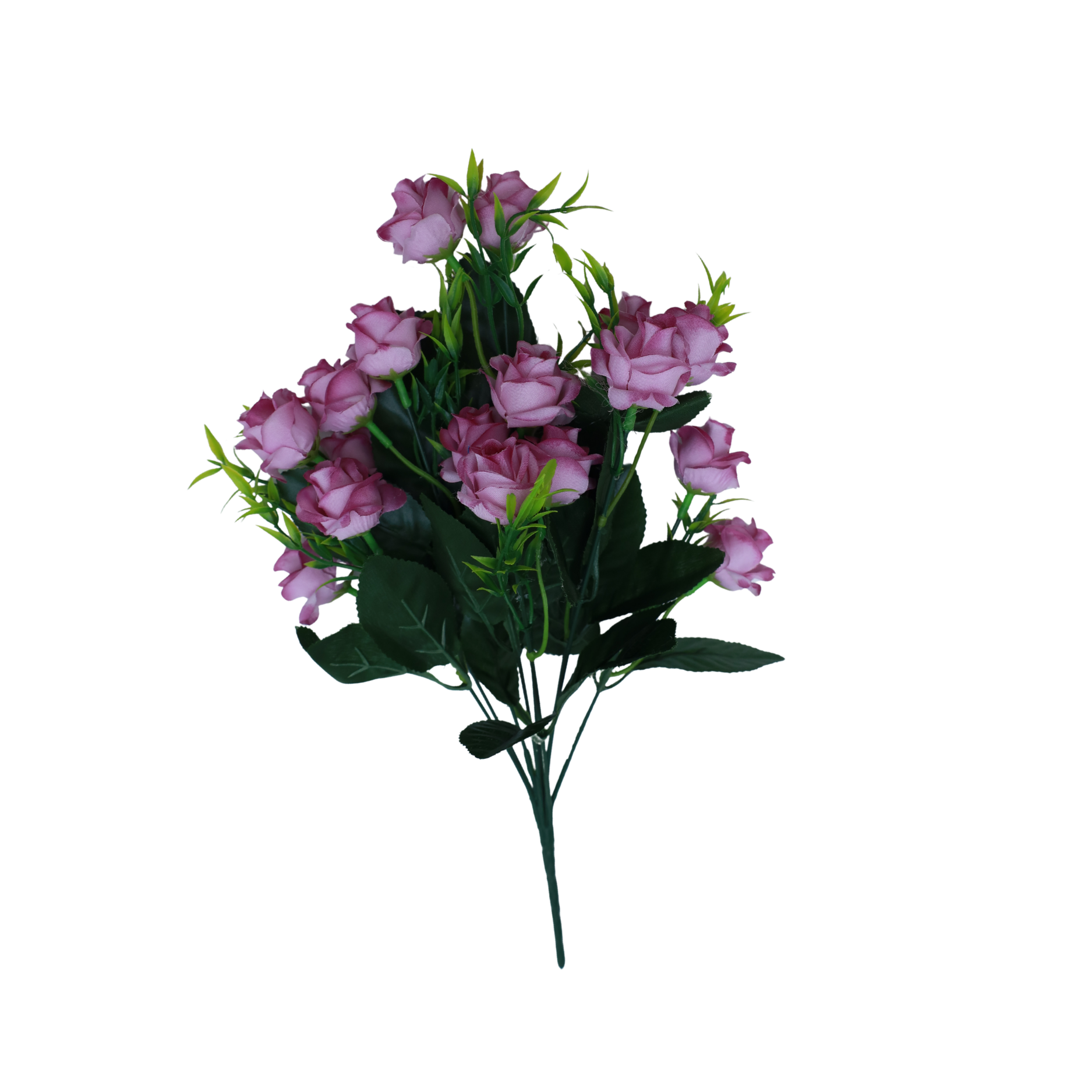 Artificial Rose Bunches | Realistic Faux Silk Rose Flowers with Green Leaves | Decorative Flower Bunch for Home, Office, Wedding & Vase Décor — view 5